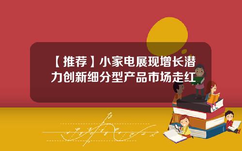 【推荐】小家电展现增长潜力创新细分型产品市场走红