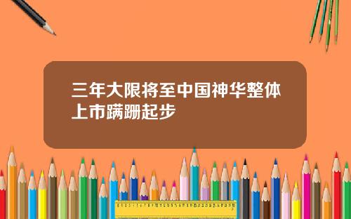 三年大限将至中国神华整体上市蹒跚起步