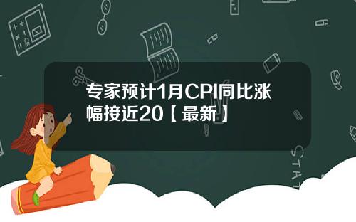 专家预计1月CPI同比涨幅接近20【最新】