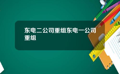 东电二公司重组东电一公司重组