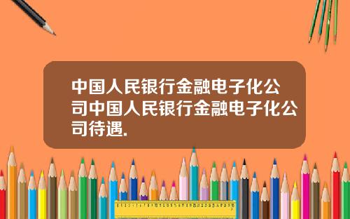 中国人民银行金融电子化公司中国人民银行金融电子化公司待遇.