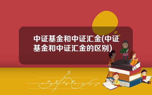中证基金和中证汇金(中证基金和中证汇金的区别)
