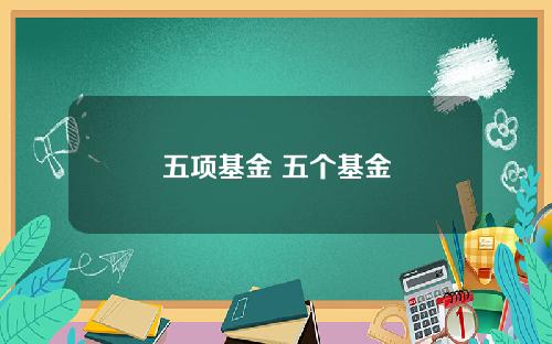 五项基金 五个基金