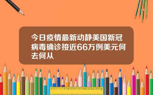 今日疫情最新动静美国新冠病毒确诊接近66万例美元何去何从
