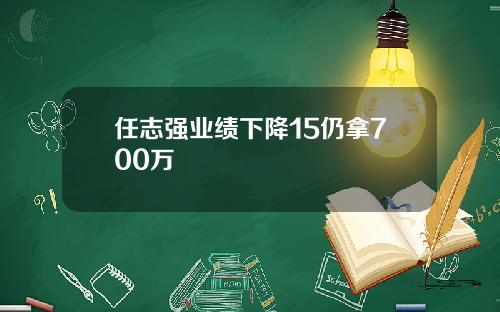 任志强业绩下降15仍拿700万