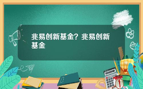兆易创新基金？兆易创新 基金
