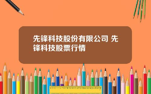 先锋科技股份有限公司 先锋科技股票行情