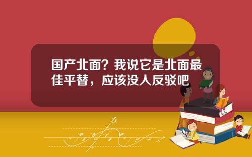 国产北面？我说它是北面最佳平替，应该没人反驳吧