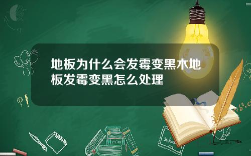 地板为什么会发霉变黑木地板发霉变黑怎么处理