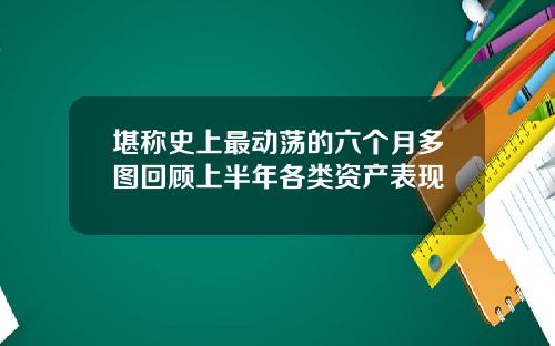 堪称史上最动荡的六个月多图回顾上半年各类资产表现