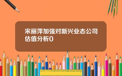 宋丽萍加强对新兴业态公司估值分析0