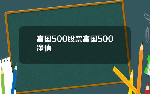 富国500股票富国500净值