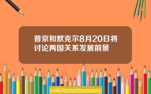 普京和默克尔8月20日将讨论两国关系发展前景