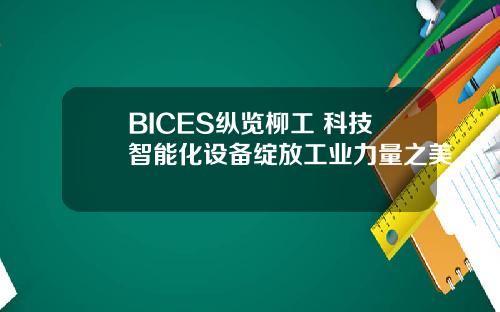 BICES纵览柳工 科技智能化设备绽放工业力量之美 