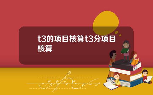 t3的项目核算t3分项目核算