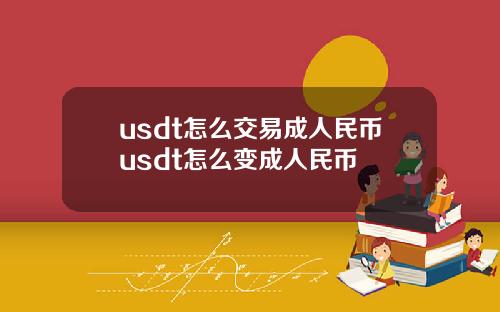 usdt怎么交易成人民币usdt怎么变成人民币