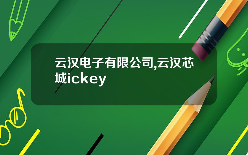 云汉电子有限公司,云汉芯城ickey