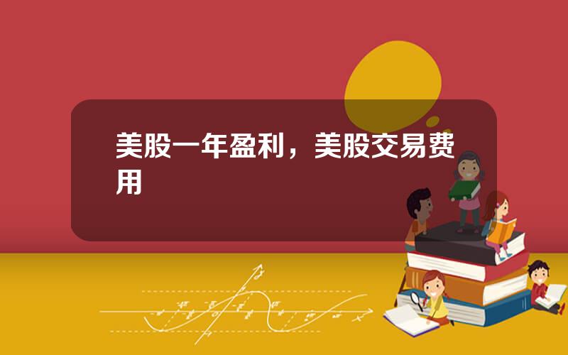 美股一年盈利，美股交易费用